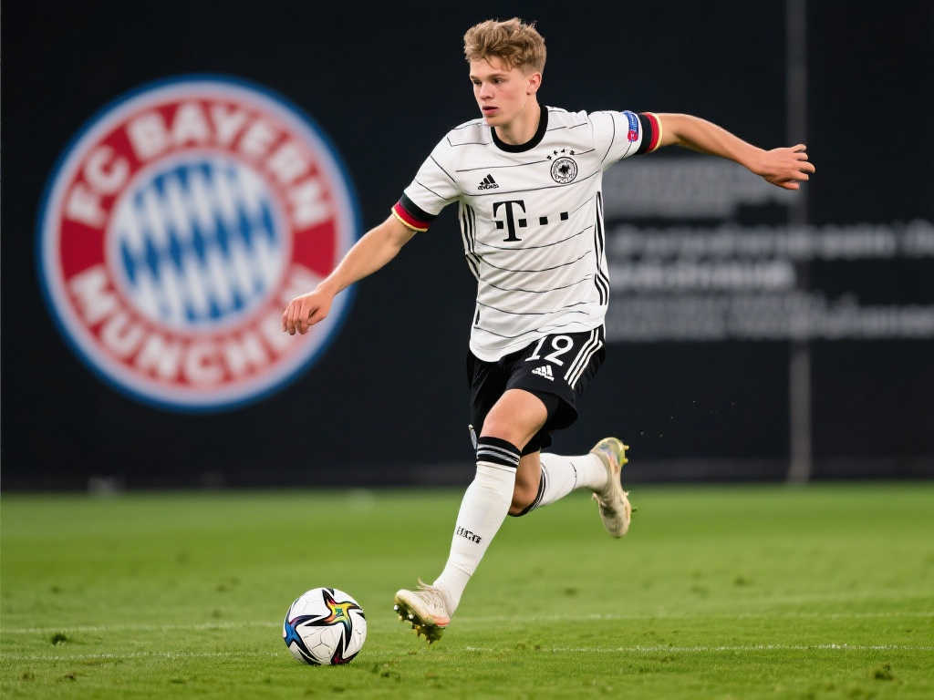 官方：拜仁签下19岁德国中场新星比朔夫，将于今夏正式加盟