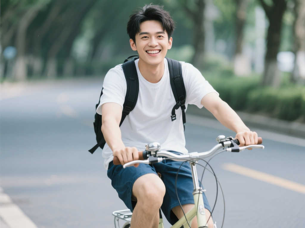 网友偶遇@王安宇buss 街头骑行,青春活力满满的大学生气息! 网友偶遇@王安宇buss 街头骑行,青春活力满满的大学生气息!